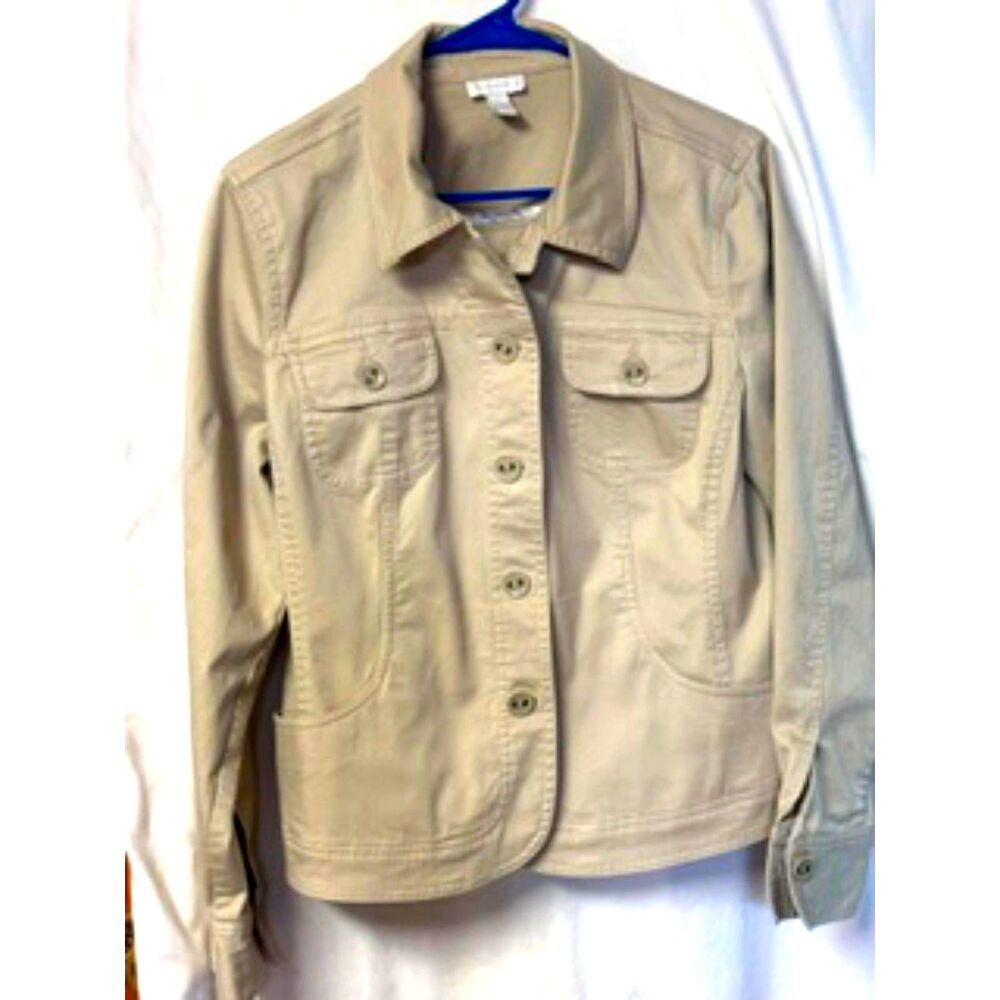 Charter Club Light Beige Jacket Women's Size Large